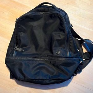 Small black lululemon backpack